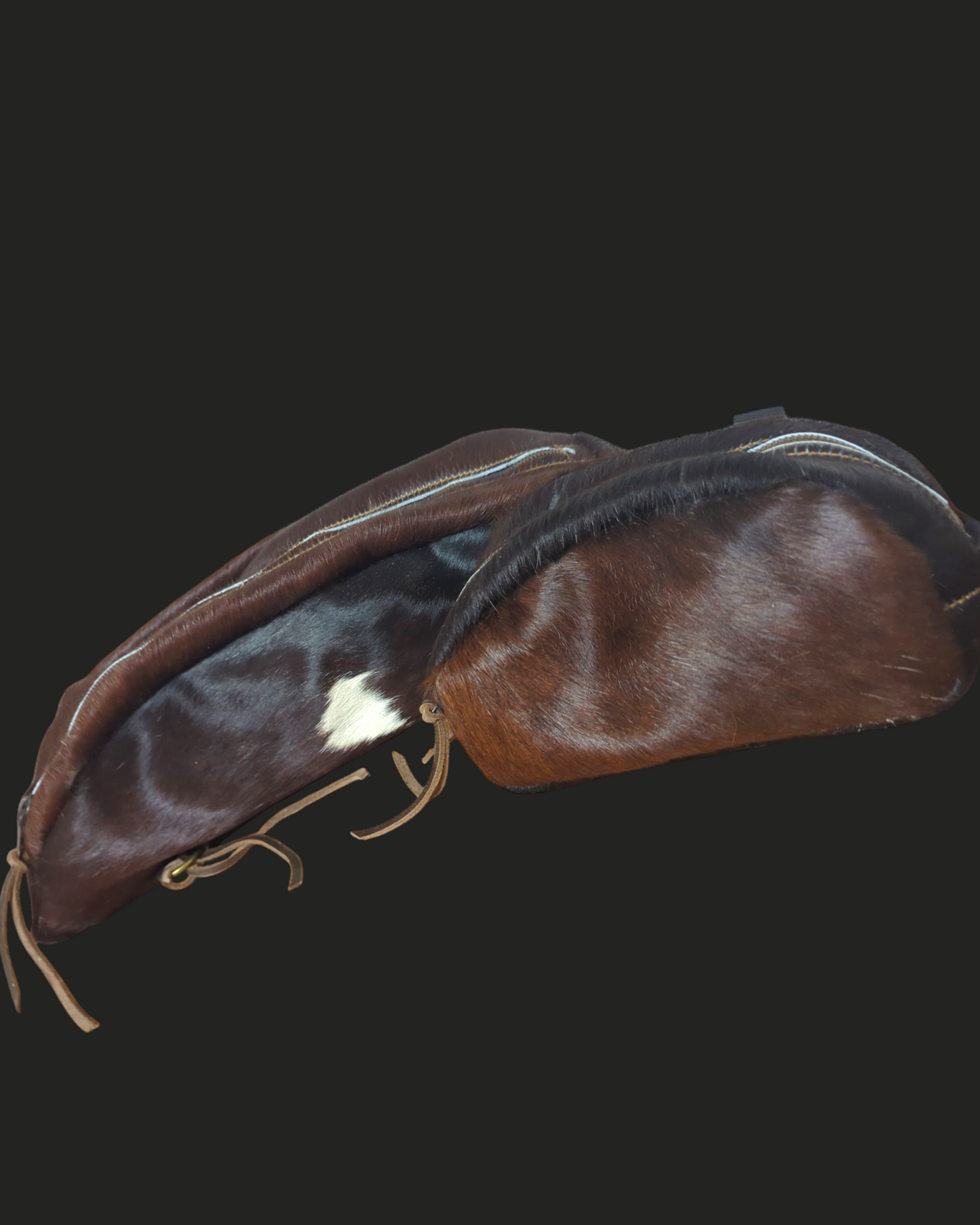 Satteltaschen Set Western Kuhfell