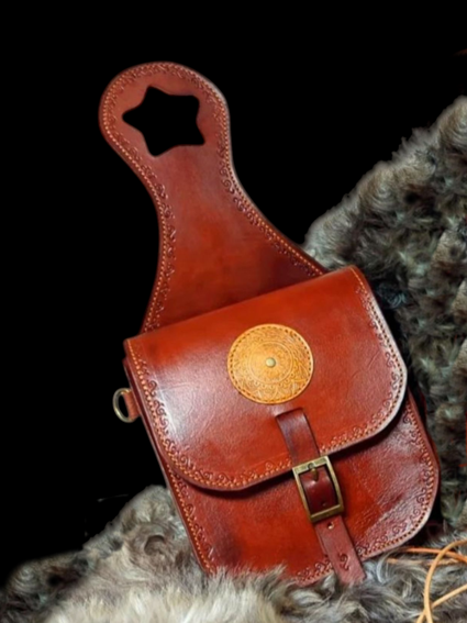 Große Horntasche für den Westernsattel