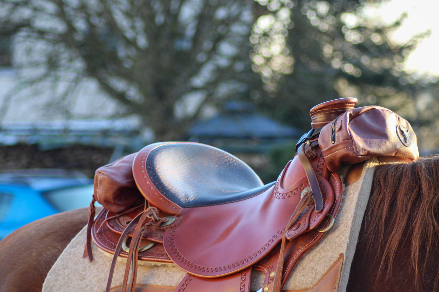 Set Western "Amigo & Dakota" (Pommel Bag und Banane)