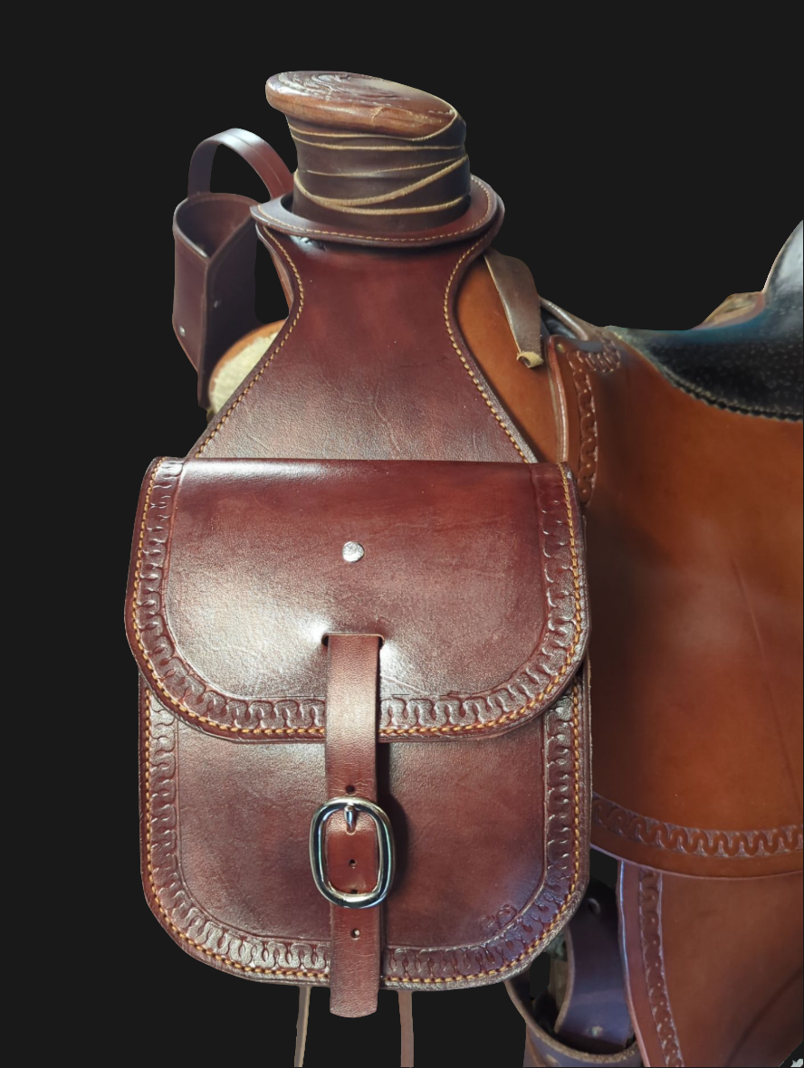 Große Horntasche für den Westernsattel