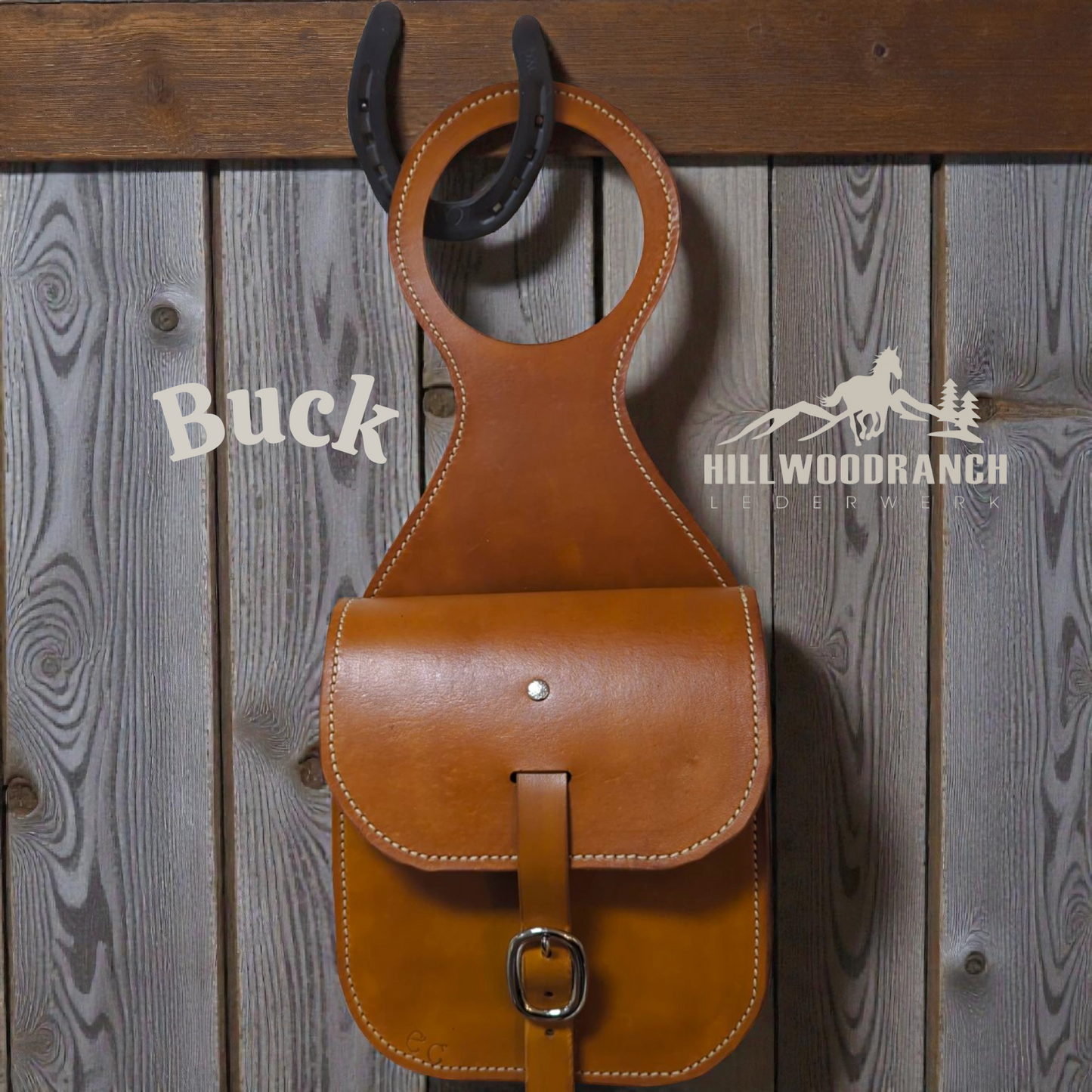 Große Horntasche"Buck" für den Westernsattel