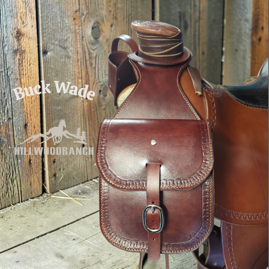 Große Horntasche"Buck" für den Westernsattel