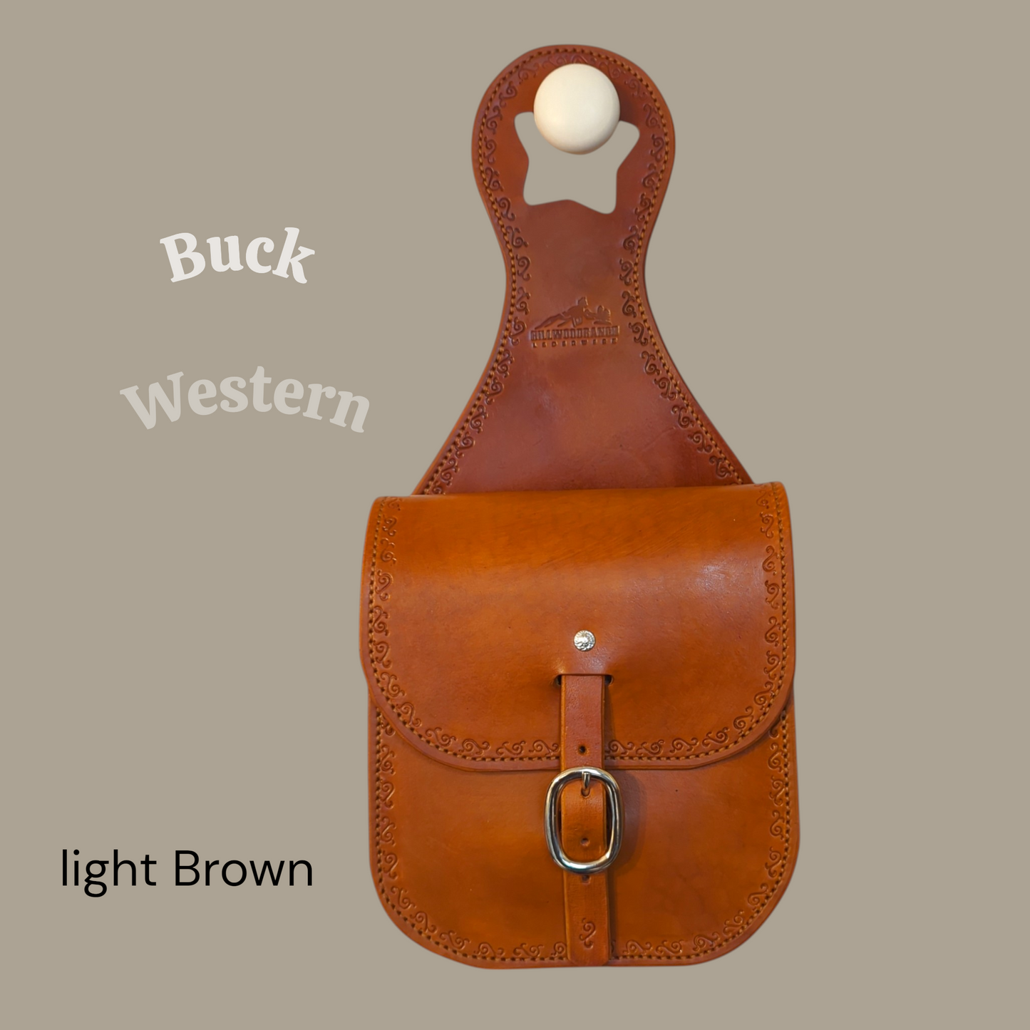 Große Horntasche"Buck" für den Westernsattel