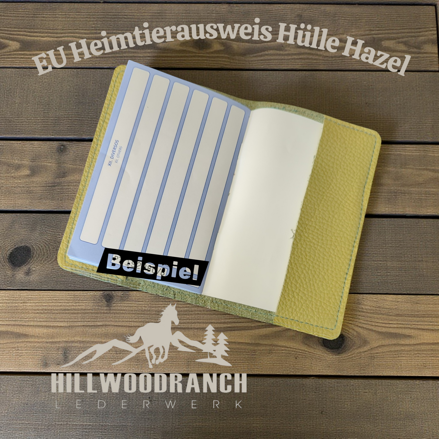 Hülle für EU-Heimtierausweis"Hazel"