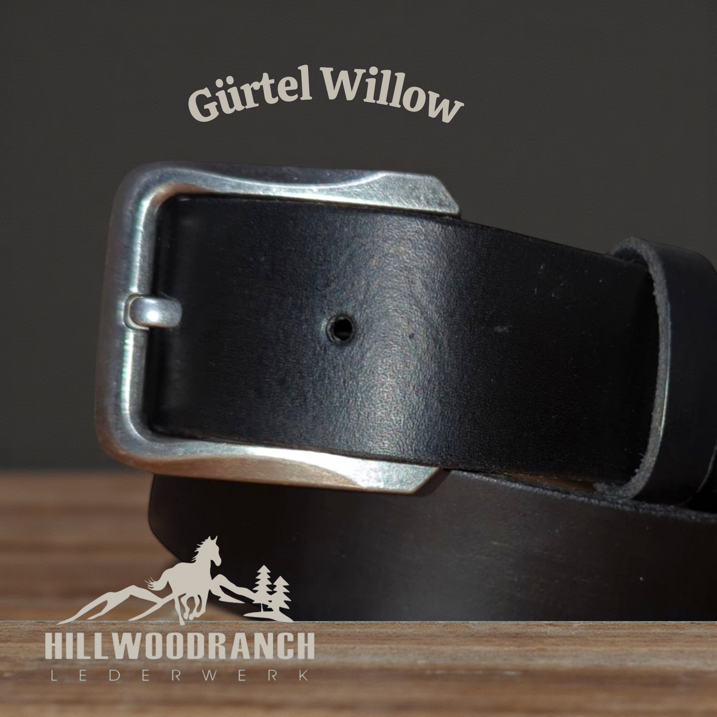 Ledergürtel Herrengürtel "Willow" Gr. 90 cm