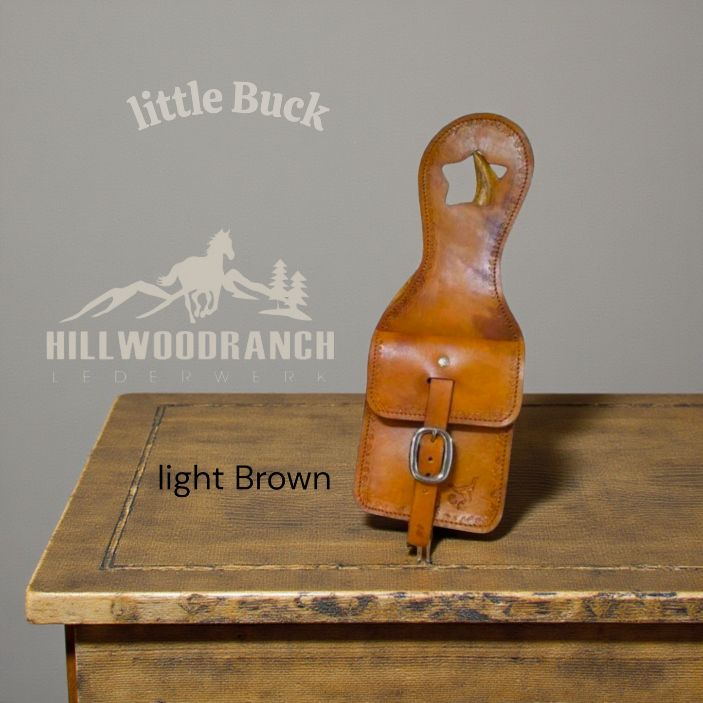 Kleine Horntasche "little Buck" für den Westernsattel