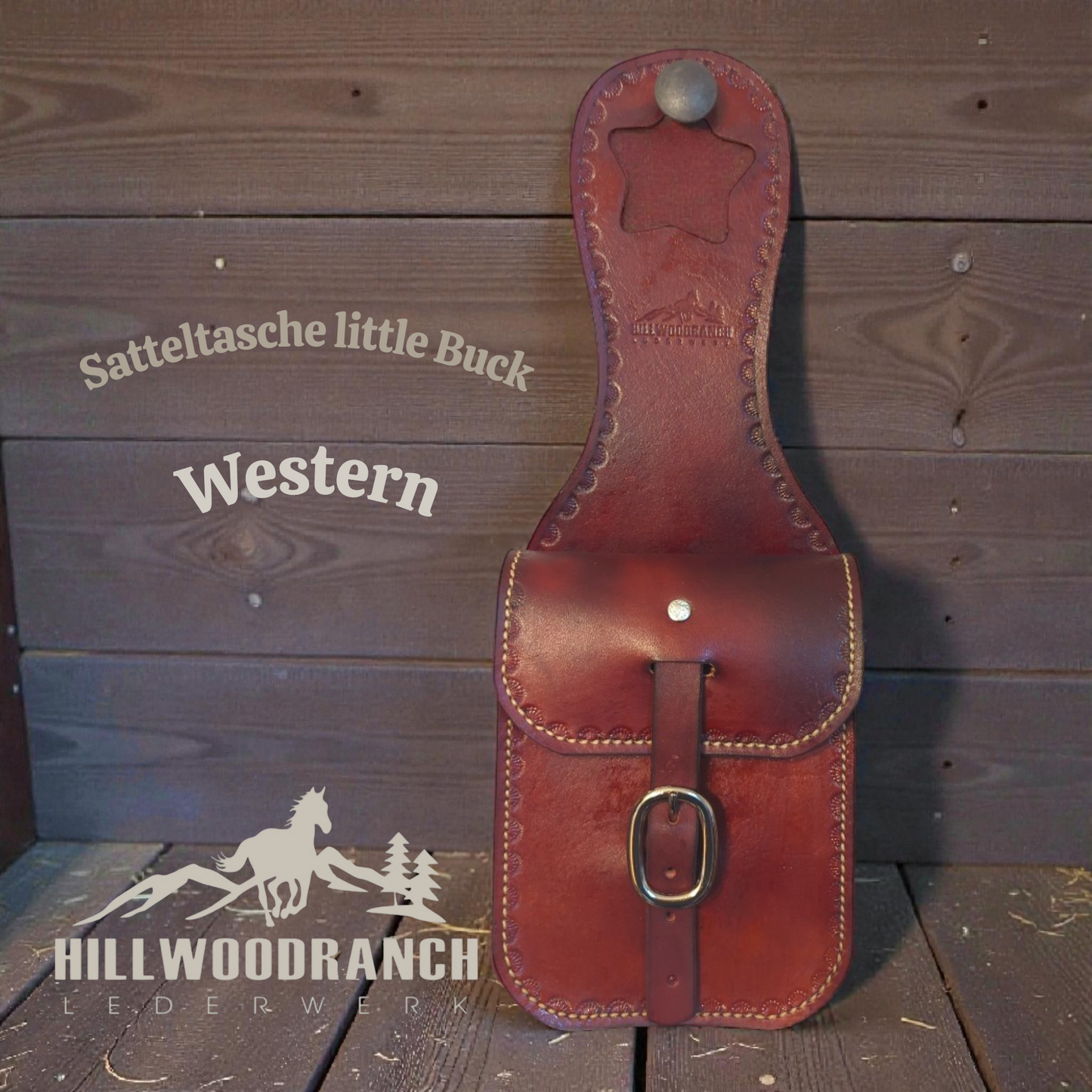 Kleine Horntasche "little Buck" für den Westernsattel