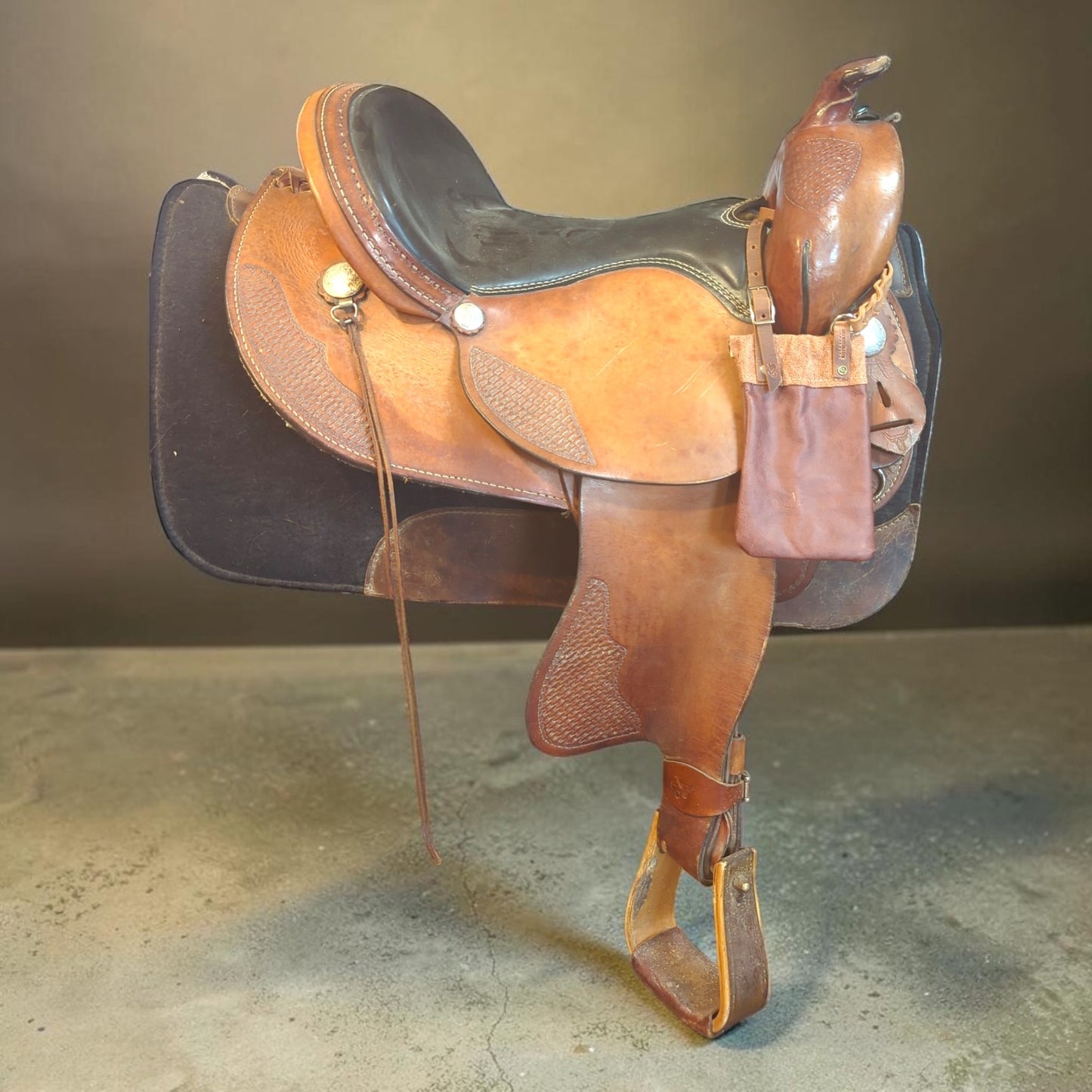 Handytasche für den Westernsattel "Rose"