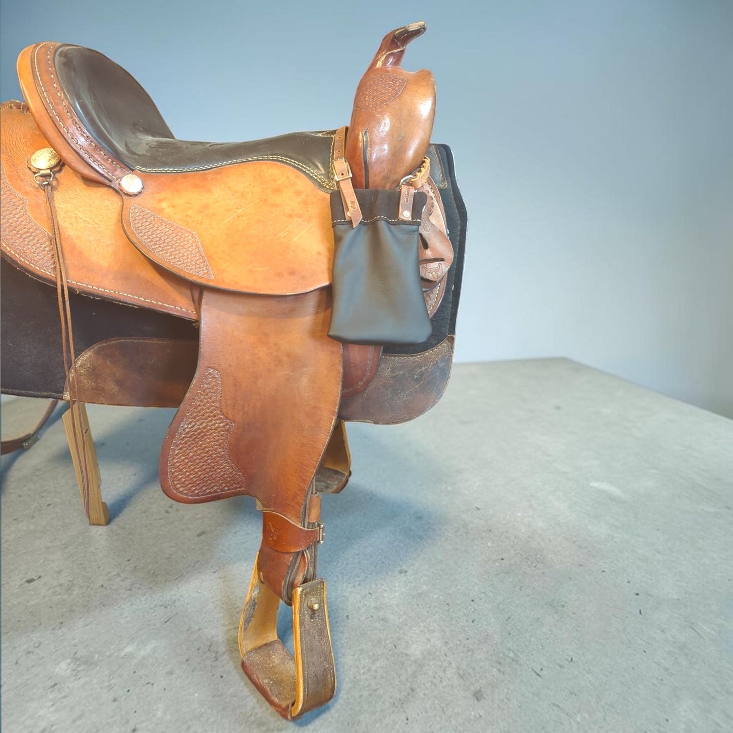 Handytasche für den Westernsattel "Rose"