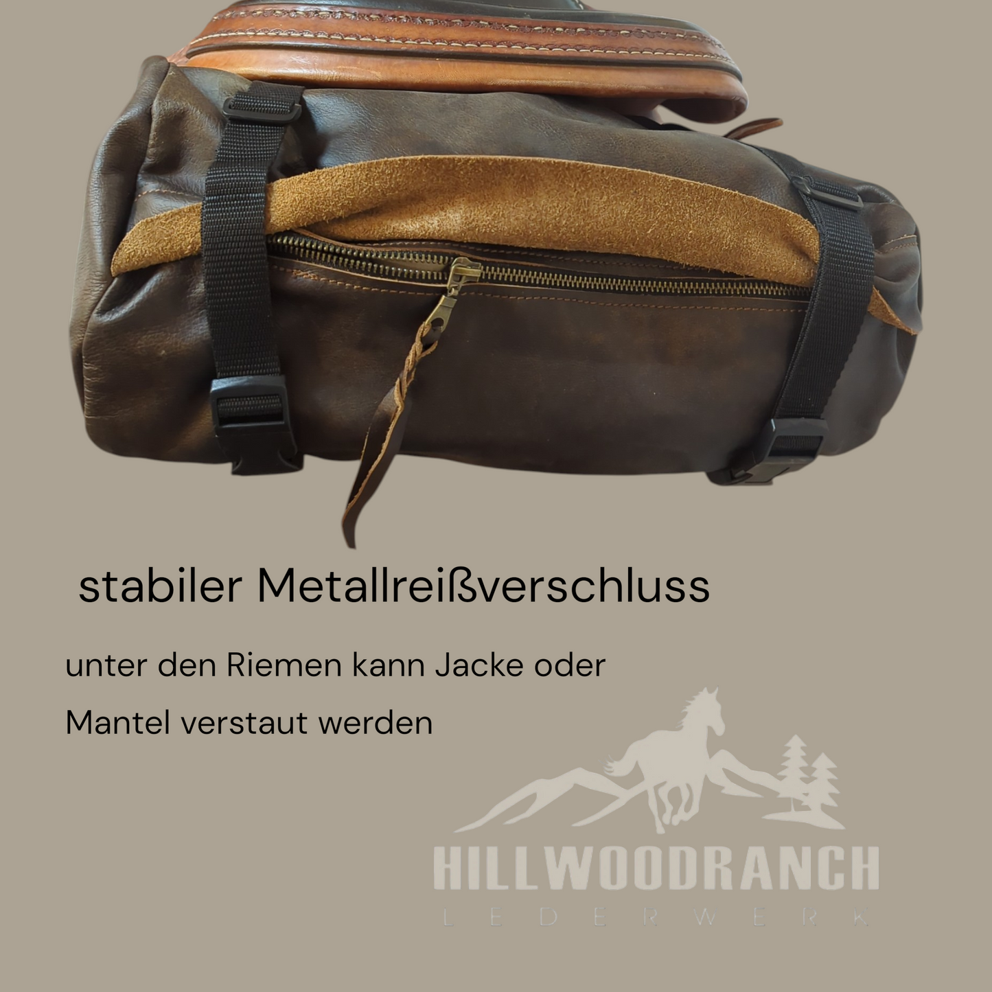 Rolle "Cheyenne" für hinter den Sattel