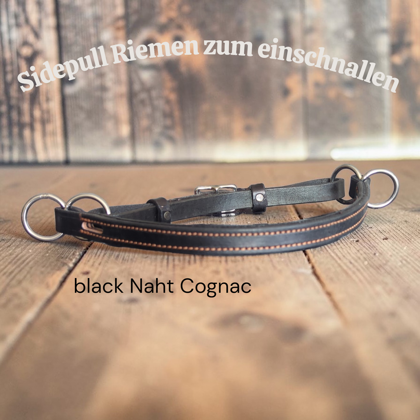 Sidepull-Riemen "Buddy" zum einschnallen in eine bestehende Trense