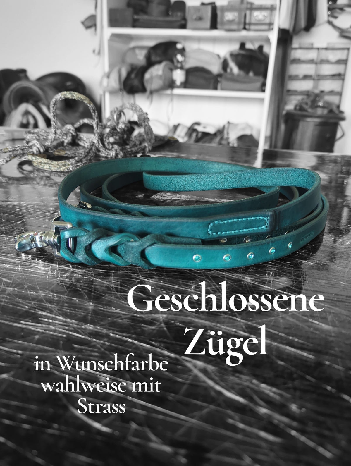Reins " closed Harmony"  Westernzügel geschlossen wahlweise mit Strass