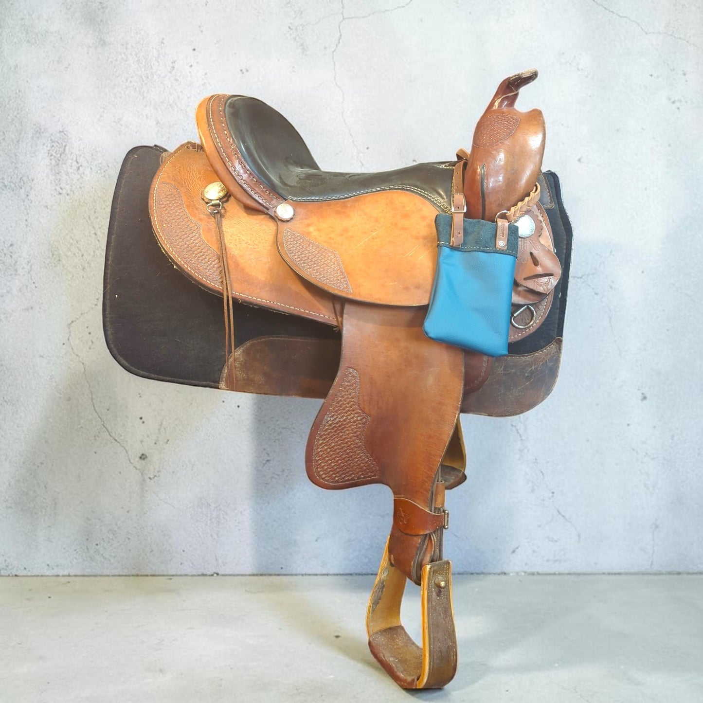 Handytasche für den Westernsattel "Rose"
