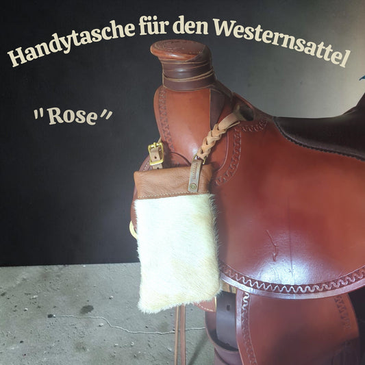 Handytasche für den Westernsattel "Rose"