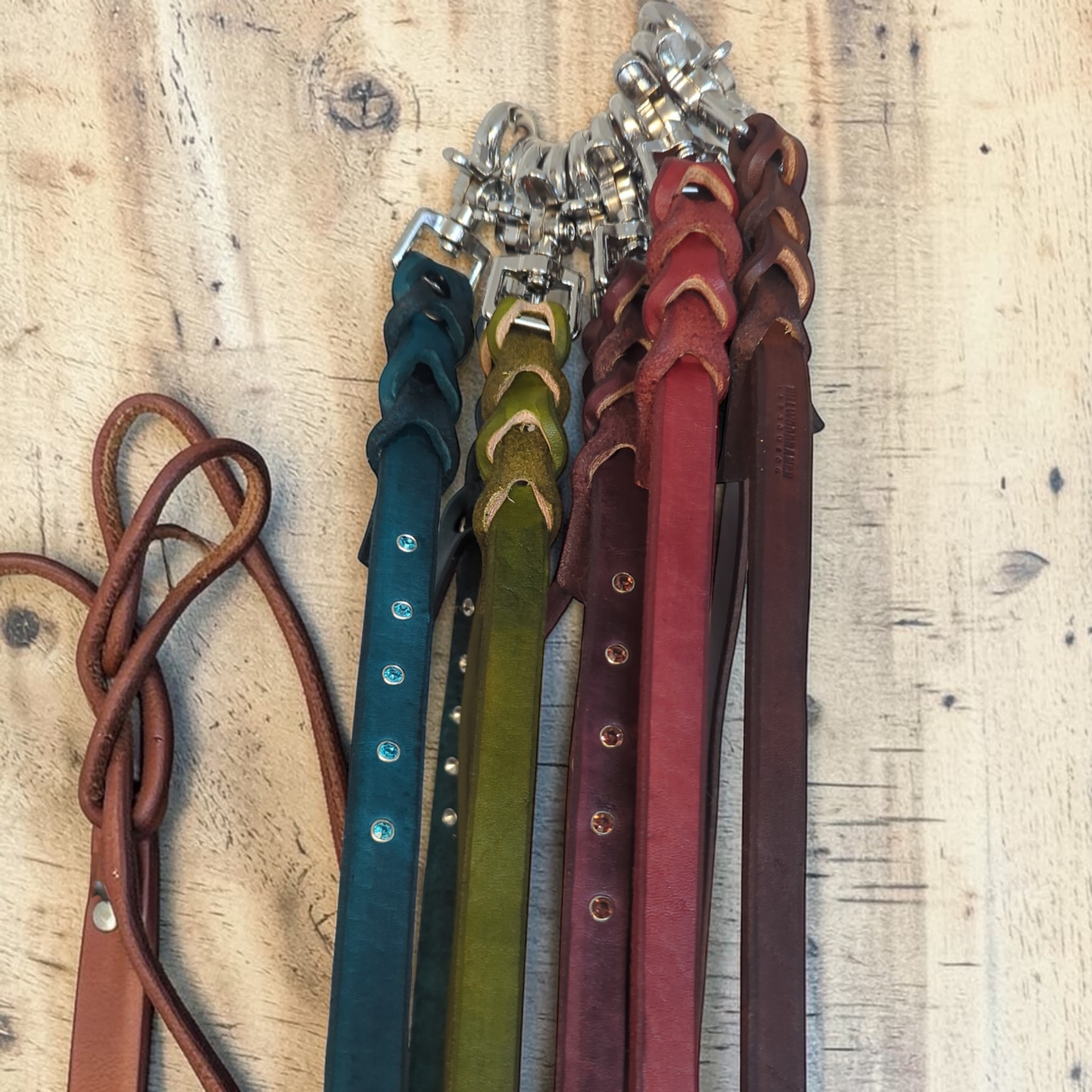 Open Reins "Harmony"  Westernzügel offen mit Strass-Steinen