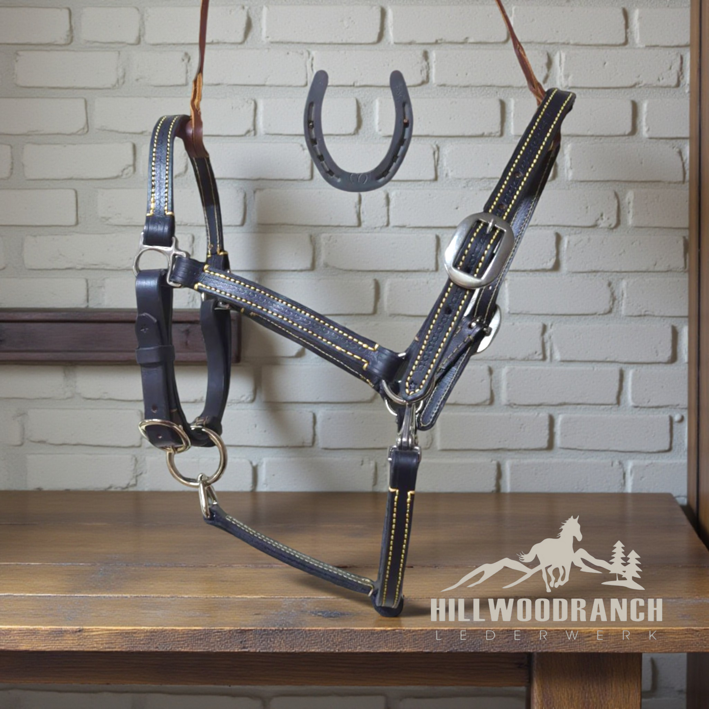 Lederhalfter Schwarz Gr. Cob