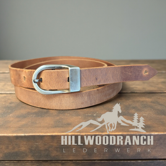 Gürtel aus Fett-Leder Gr. 95 cm