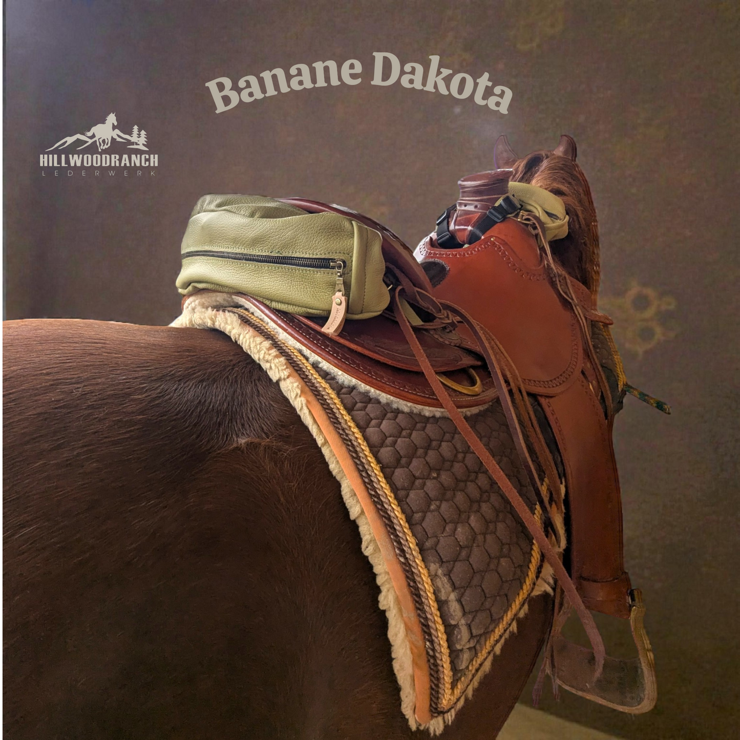 Set Western "Amigo & Dakota" (Pommel Bag und Banane)