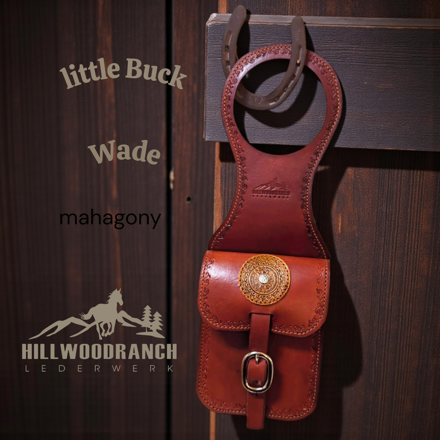 Kleine Horntasche "little Buck" für den Westernsattel