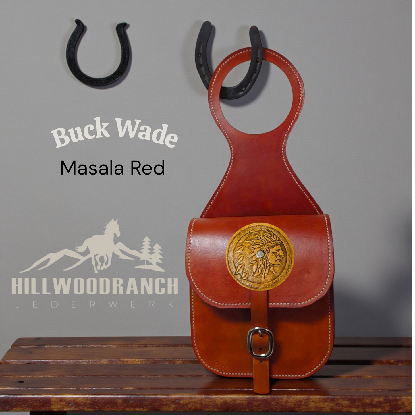 Große Horntasche"Buck" für den Westernsattel