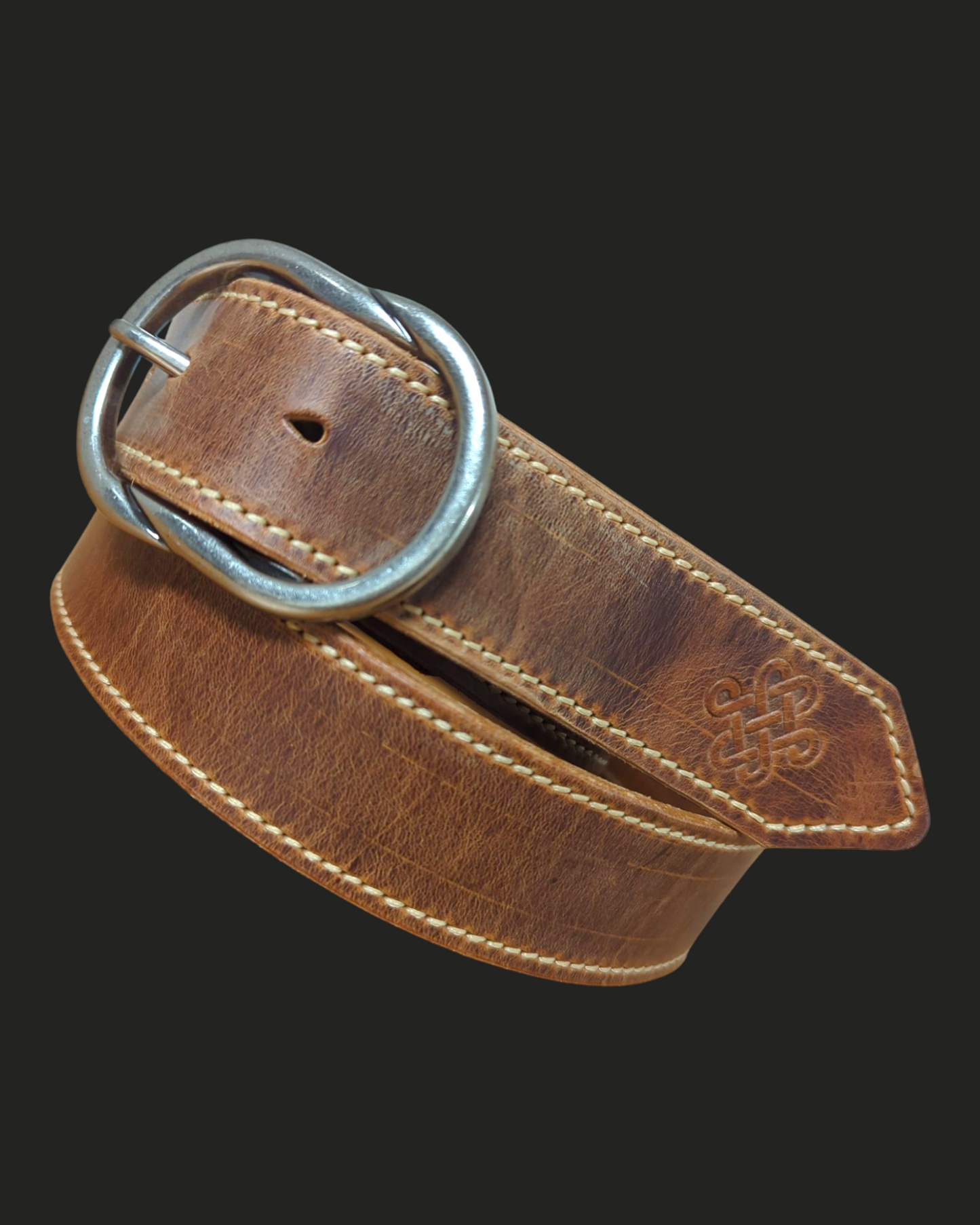 Ledergürtel aus Fett Leder