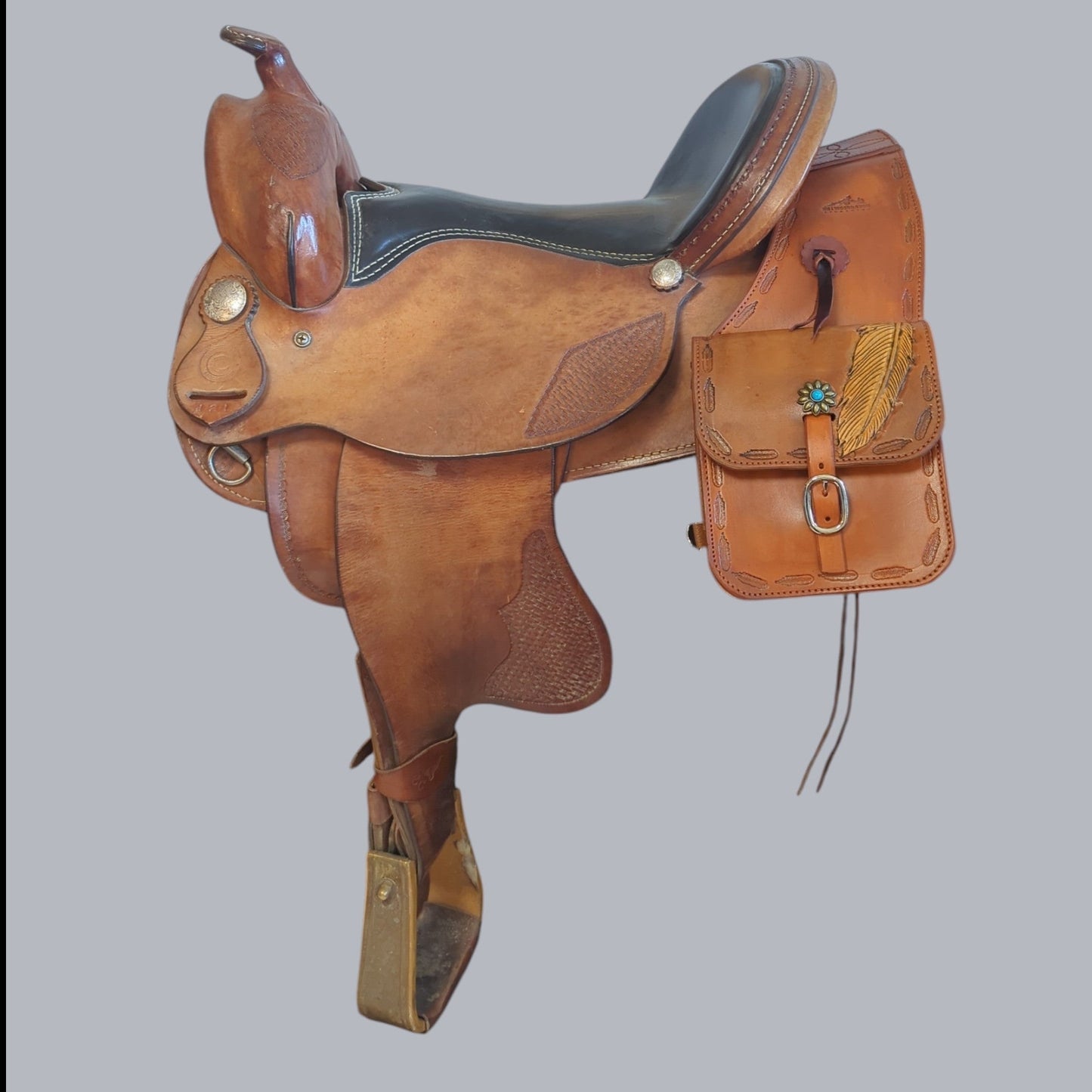Hintere Satteltasche "Cowboy"