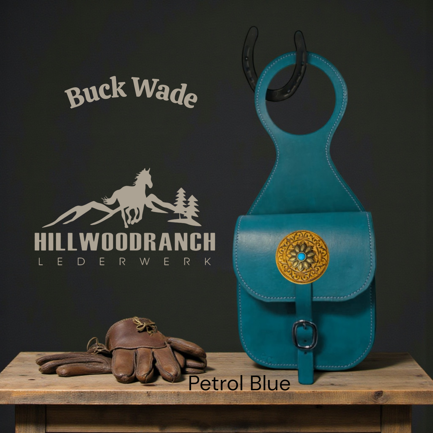 Große Horntasche"Buck" für den Westernsattel